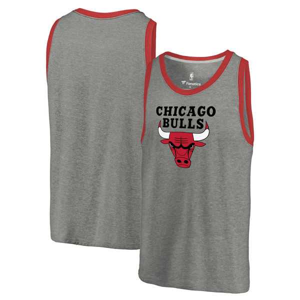 Chicago Bulls Team Essential Tri-Blend Tank Top - Heather Gray,We sell and wholesale Chicago Bulls Team Essential Tri-Blend Tank Top - Heather Gray on line form chian!